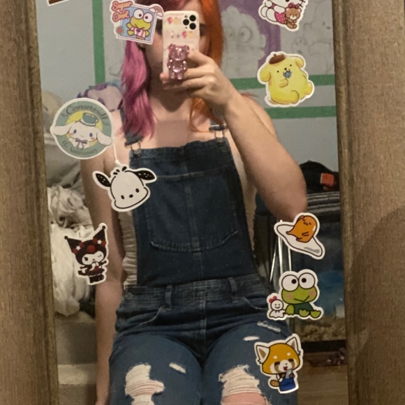 Ripped Jean overalls - Picture 6 of 6